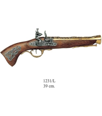 Amazon | デニックス(Denix) モデルガン フリントロック 3バレル 5309